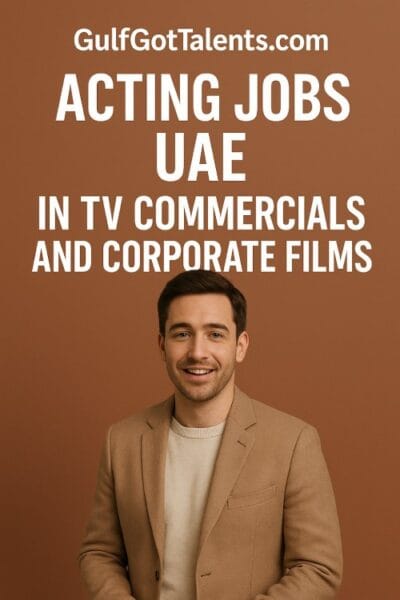 Acting Jobs UAE in TV Commercials and Corporate Films