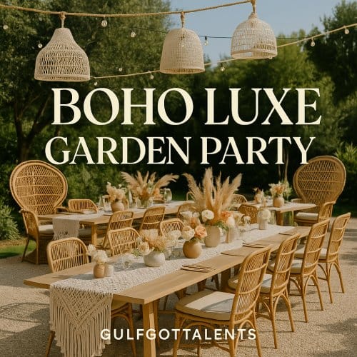 Boho Luxe Garden Party