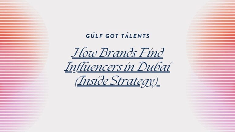 How Brands Find Influencers in Dubai (Inside Strategy) 1 post