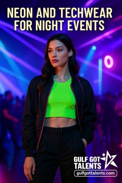 Neon and Techwear for Night Events