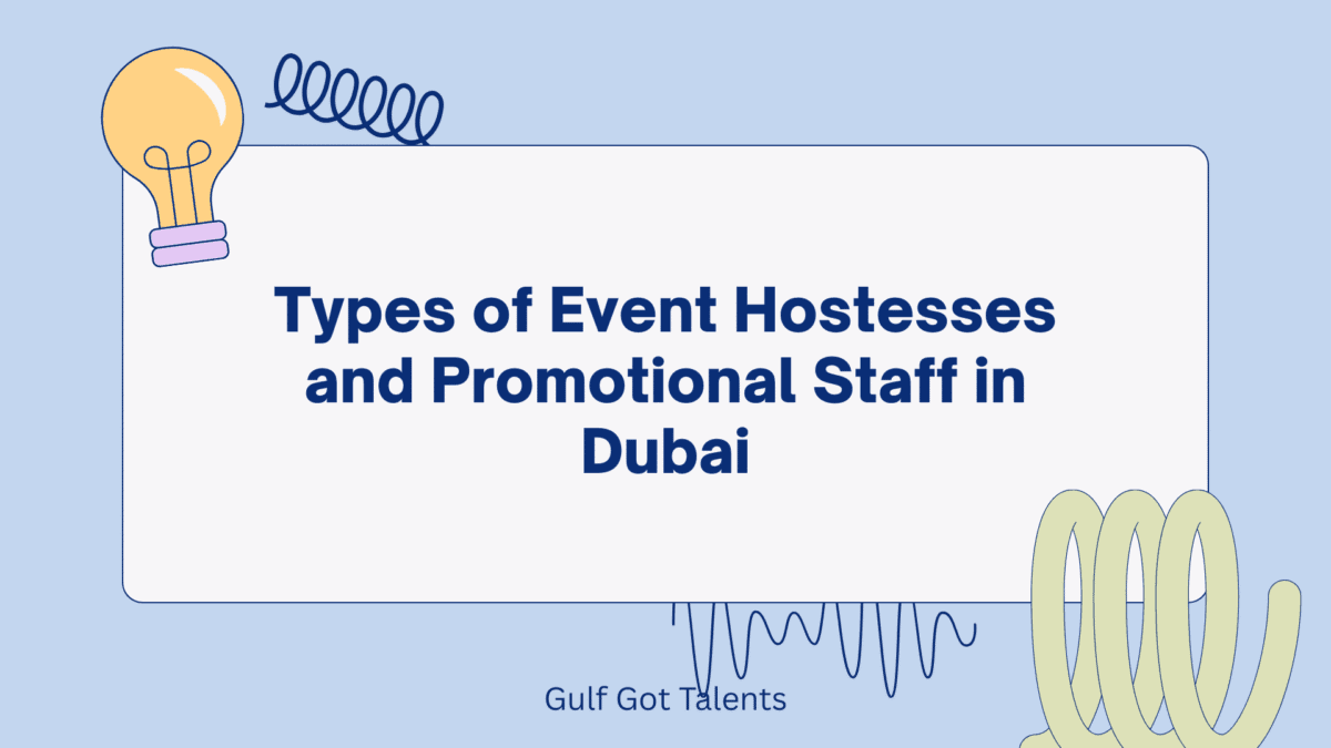 Types of Event Hostesses and Promotional Staff in Dubai