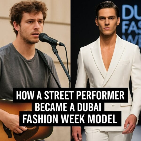 street performer in dubai